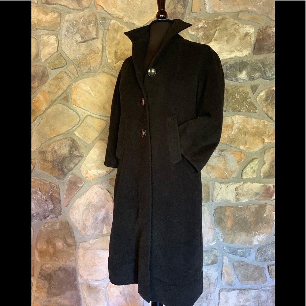 Vintage Handmade cashmere blend coat - Picture 3 of 8